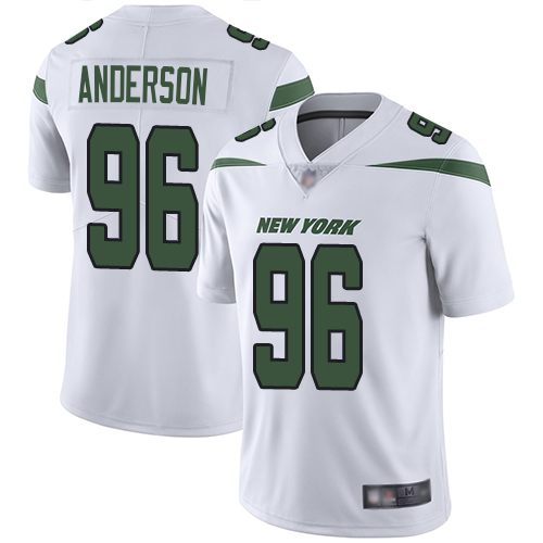 New York Jets Limited White Men Henry Anderson Road Jersey NFL Football 96 Vapor Untouchable